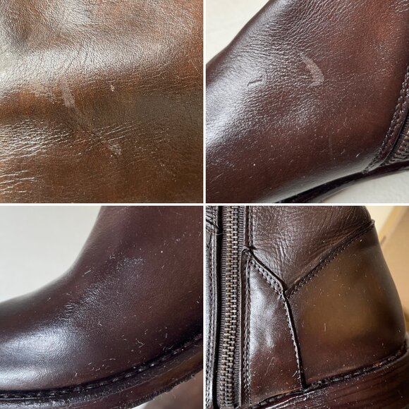 BED STU Manchester Distressed Leather Riding Boots BEDSTU Size 8 - Picture 10 of 16
